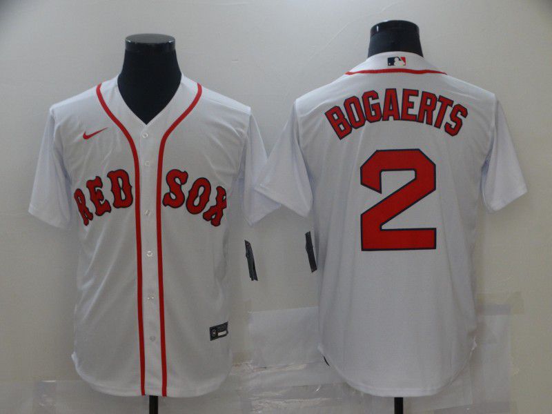 Cheap Men Boston Red Sox 2 Bogaerts White Game Nike 2021 MLB Jersey